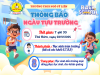 THÔNG BÁO  LỊCH TỰU TRƯỜNG NĂM HỌC 2025 - 2026