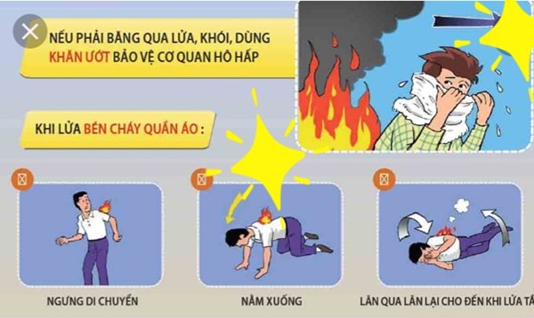 Những kỹ năng thoát khỏi đám cháy cần biết